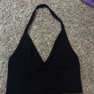 Black Halter Top - out from under